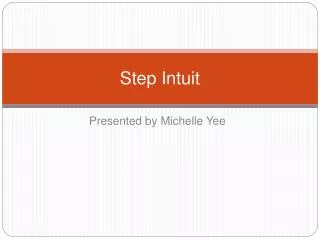 Step Intuit