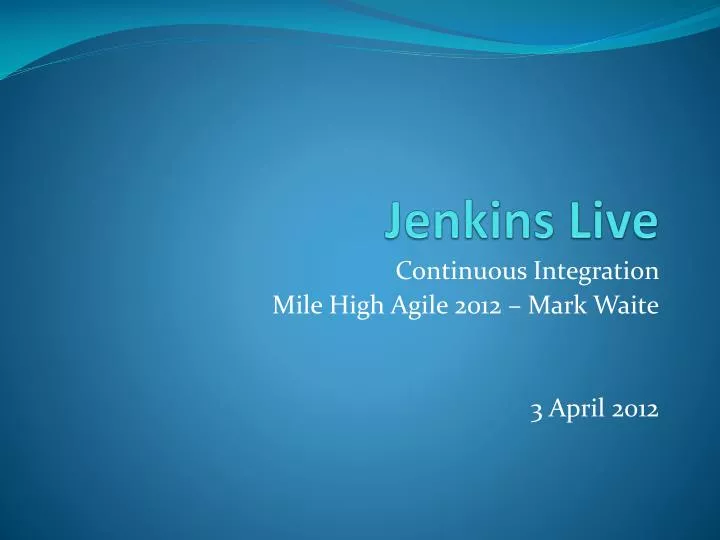 jenkins live