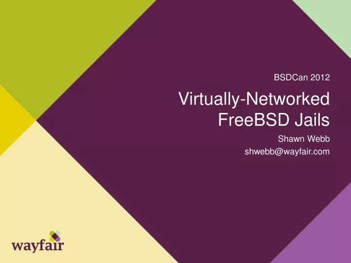 virtually networked freebsd jails