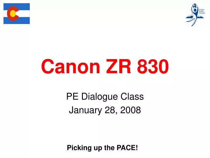 canon zr 830