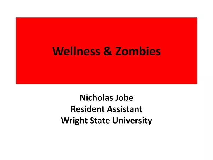 wellness zombies