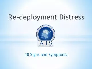 re deployment distress