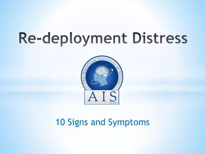 re deployment distress