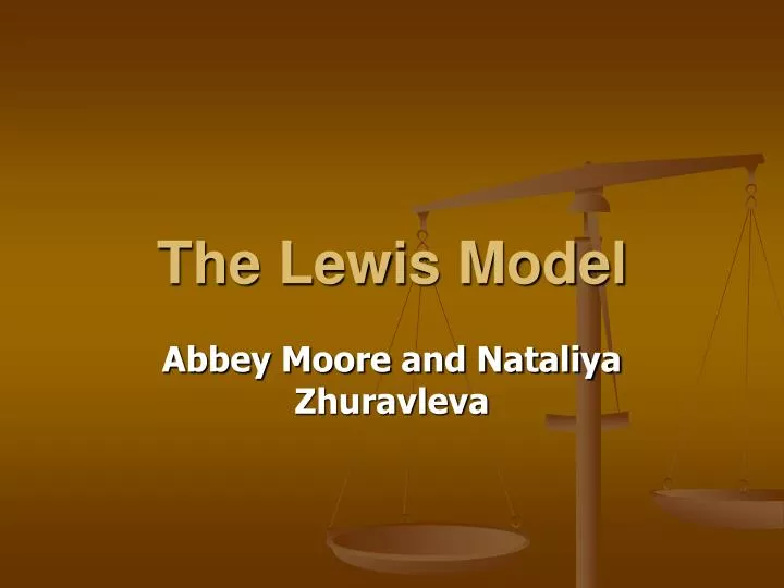 the lewis model