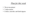 Plan for this week - slide 1