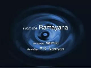 From the Ramayana