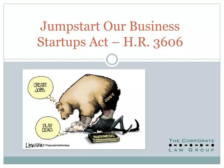 jumpstart our business startups act h r 3606