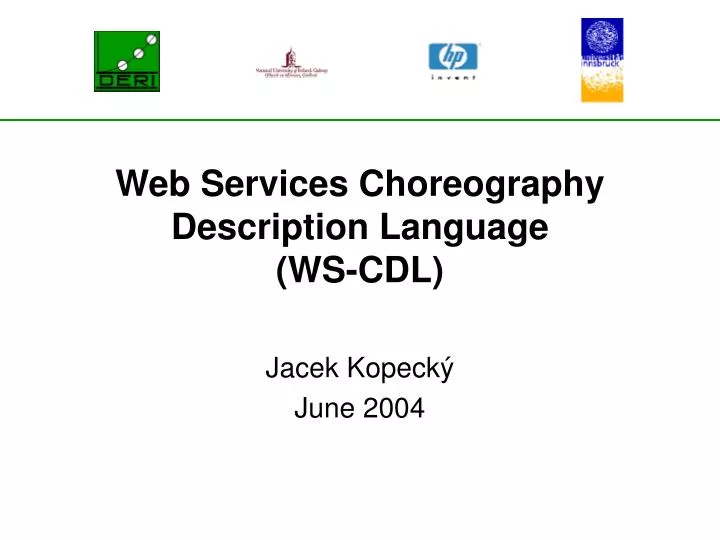 web services choreography description language ws cdl
