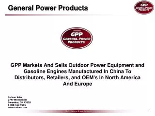 General Power Products