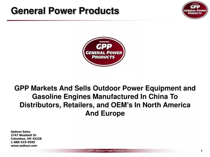 general power products