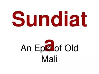 sundiata