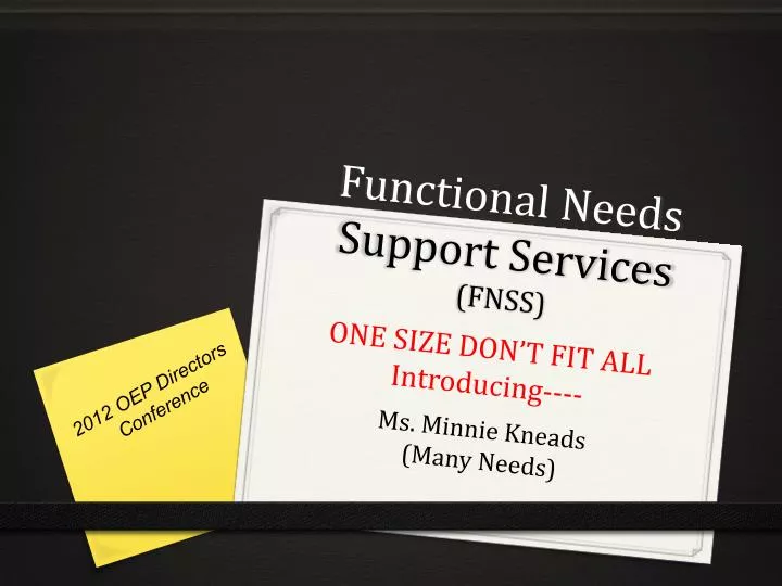 functional needs support services fnss