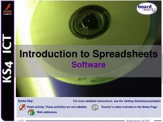 Introduction to Spreadsheets Software
