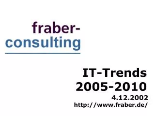 IT-Trends 2005-2010