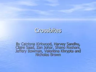 Crossbites