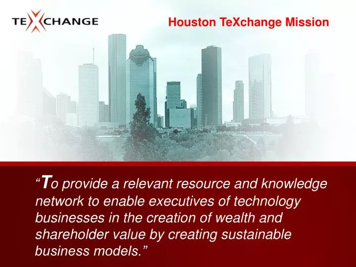 houston texchange mission