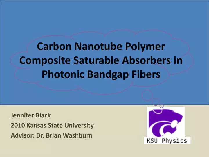 carbon nanotube polymer composite saturable absorbers in photonic bandgap fibers