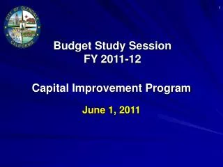 Budget Study Session FY 2011-12