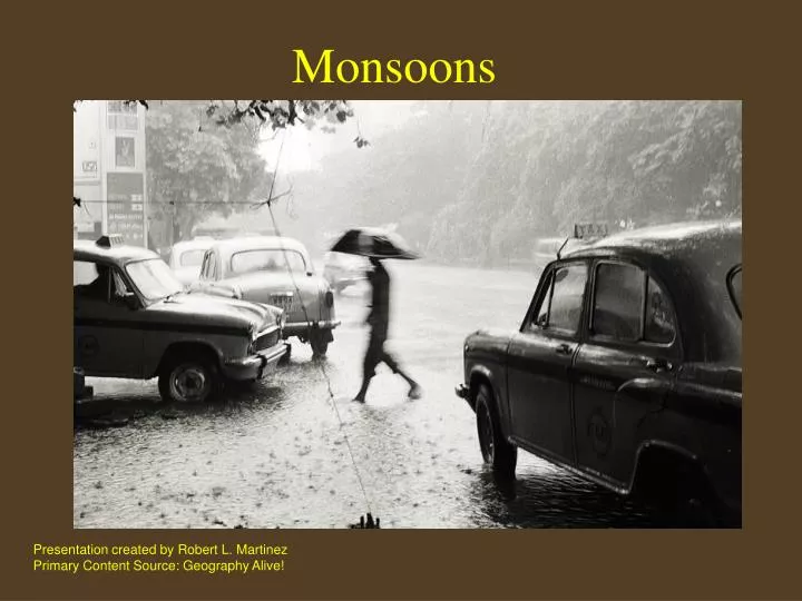 monsoons