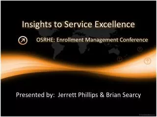 Insights to Service Excellence