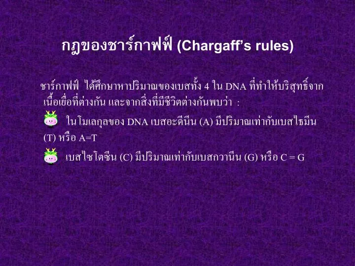 chargaff s rules