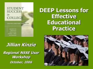 DEEP Lessons for Effective Educational Practice