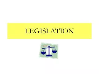 legislation