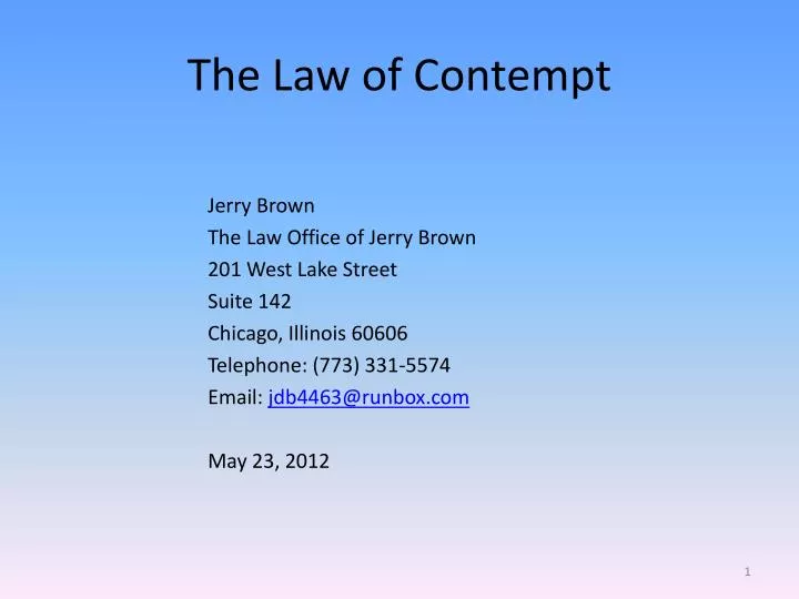 Contempt of Court: Definition, Essential Elements, and Example