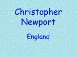 Christopher Newport - slide 1