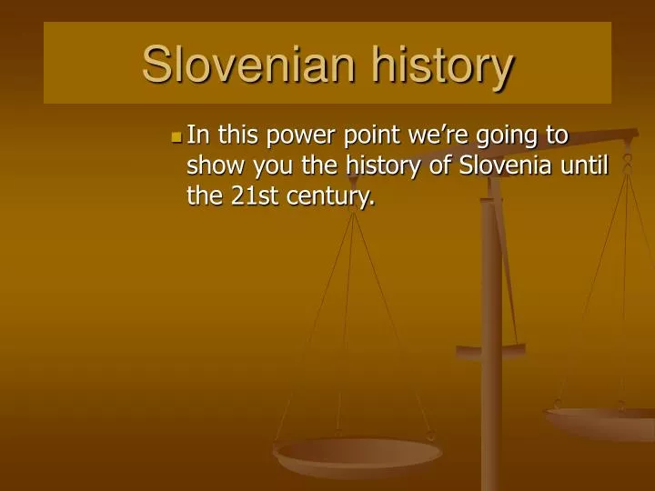slovenian history
