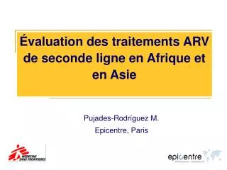 Évaluation des traitements ARV de seconde ligne en Afrique et en Asie