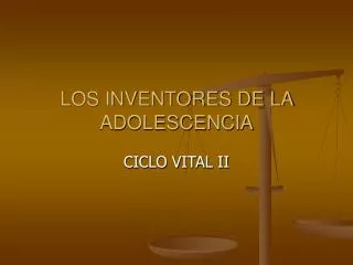 los inventores de la adolescencia