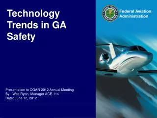 Technology Trends in GA Safety
