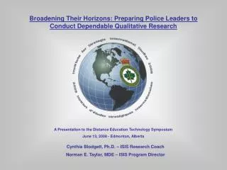 Broadening Their Horizons: Preparing Police Leaders to Conduct Dependable Qualitative Research
