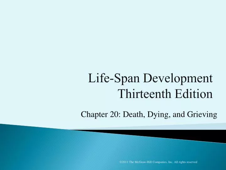 life span development thirteenth edition