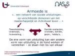 Armoede is - slide 1