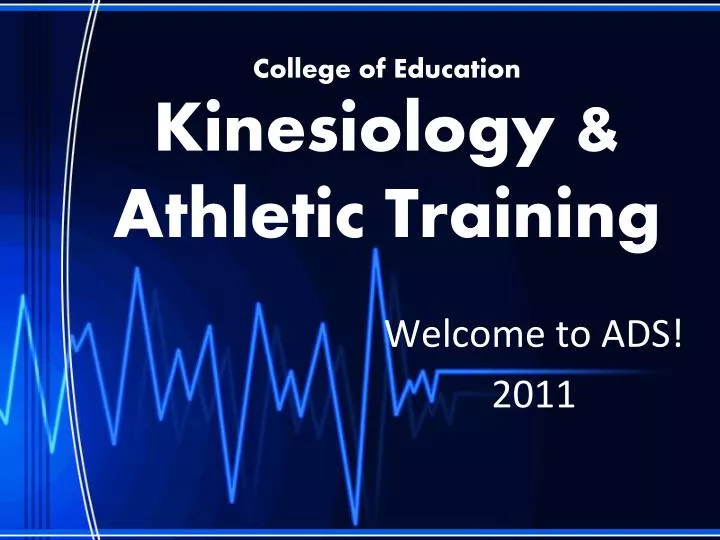 college of education kinesiology athletic training
