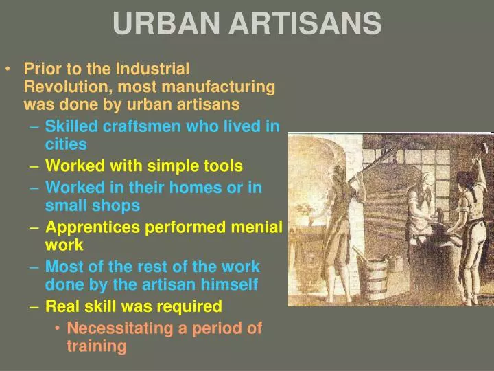 urban artisans