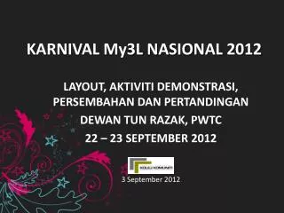 KARNIVAL My3L NASIONAL 2012