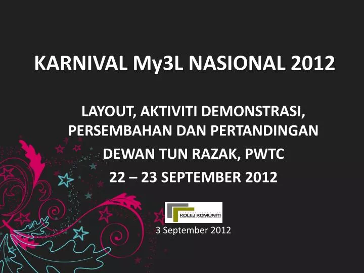 karnival my3l nasional 2012