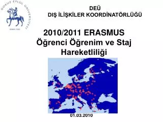 2010 2011 erasmus renci renim ve staj hareketlili i