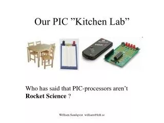 Our PIC ”Kitchen Lab”