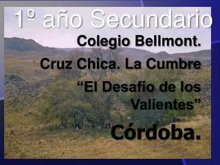 1 a o secundario
