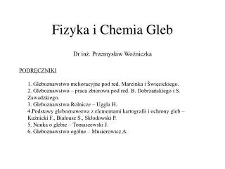 Fizyka i Chemia Gleb