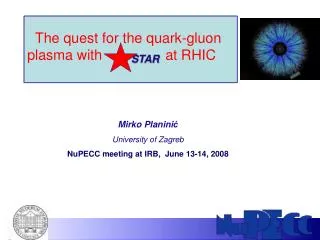 The quest for the quark-gluon plasma with at RHIC