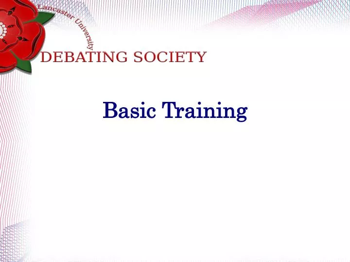 basic training