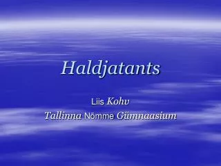 haldjatants