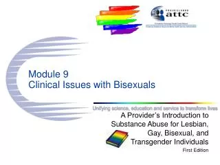 Module 9 Clinical Issues with Bisexuals