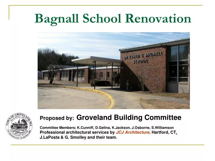 bagnall school renovation