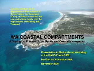 WA COASTAL COMPARTMENTS A Geological Framework for Marine and Coastal Management